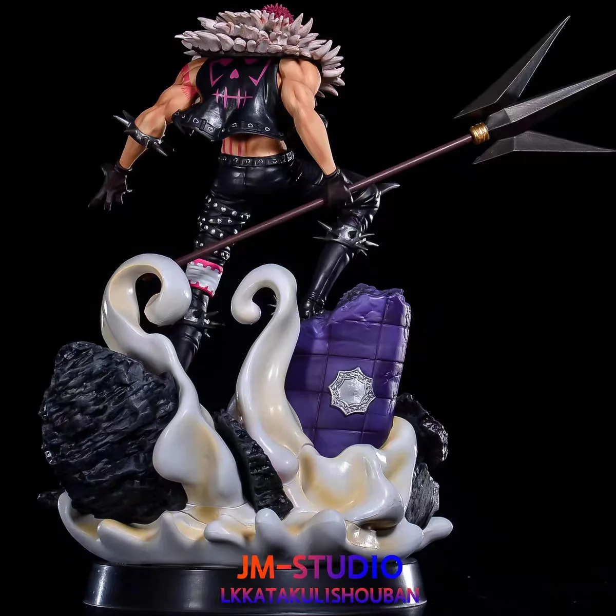 37CM Big Size Anime Figure Charlotte Katakuri Figurine 1 Piece BIG MOM PVC Anime Figuras Japanese Model Toy Doll Anime Statue