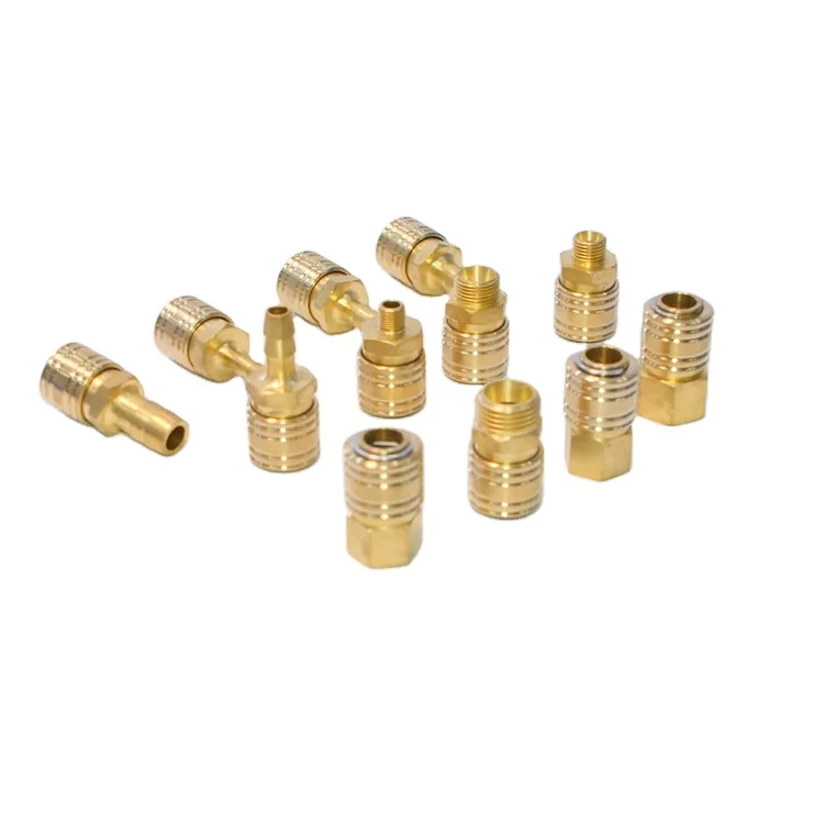 
Gas Fitting Tube Pneumatic Brass Connector Quick release Couplings 