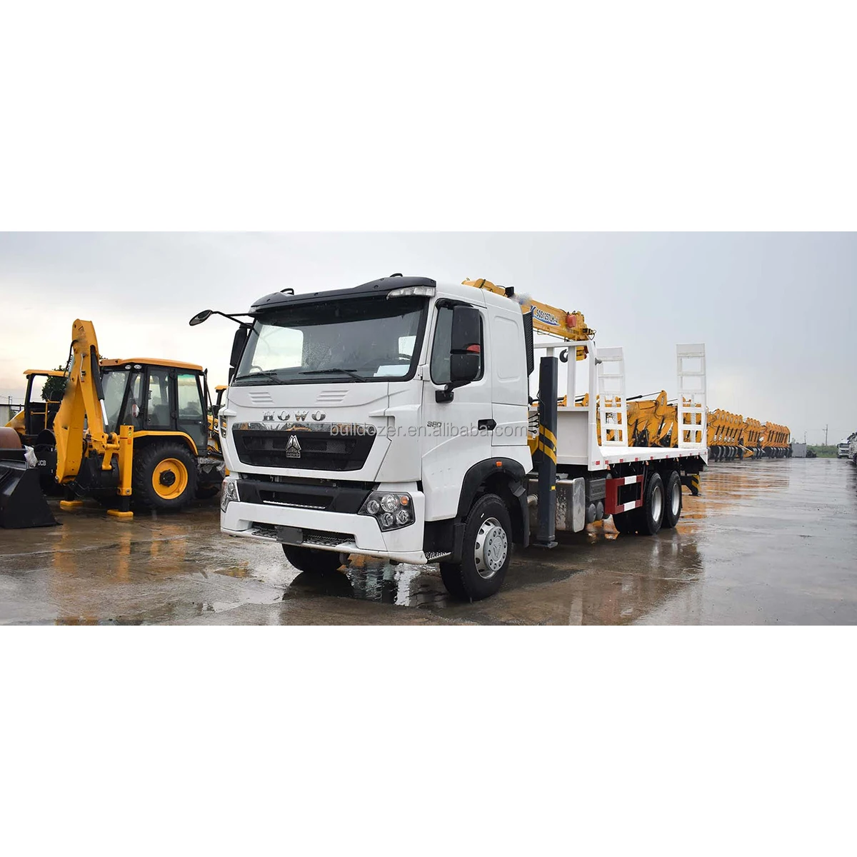 Лидер продаж самозагружающийся SQS125TLH-4 с прямым подъемным краном шасси 6x4 380 л.с. для Филиппин