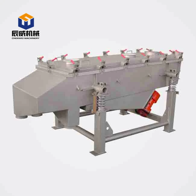 China hot-sale industrial electric vibration sieve/rectangular linear vibration screen