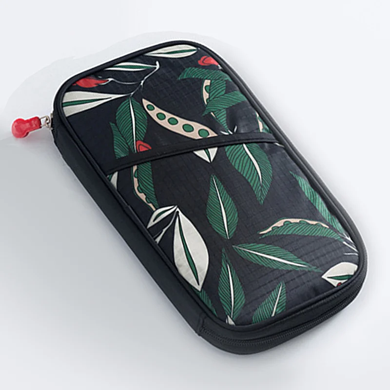 Travel Bag Factory Direct Sales Well Organizer, Printing Passport Holder Wallet With Wristlet Strap