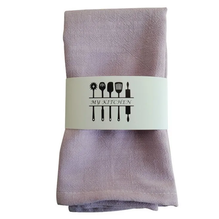 All Natural Cotton Linen Dinner Table Napkin Solid Color 40*40cm Tea Towel Quality Wedding Napkin Cloth