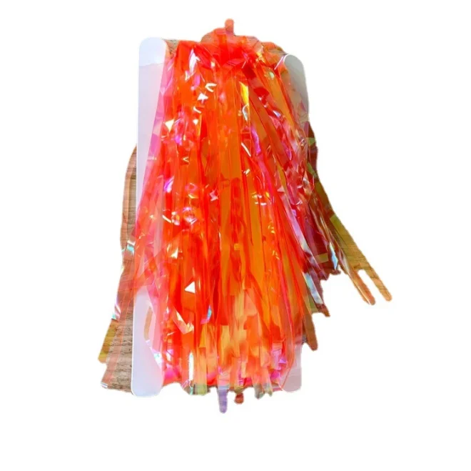 Colorful candy transparent rain curtain Christmas Halloween birthday background stage decoration 1 x 2 meters