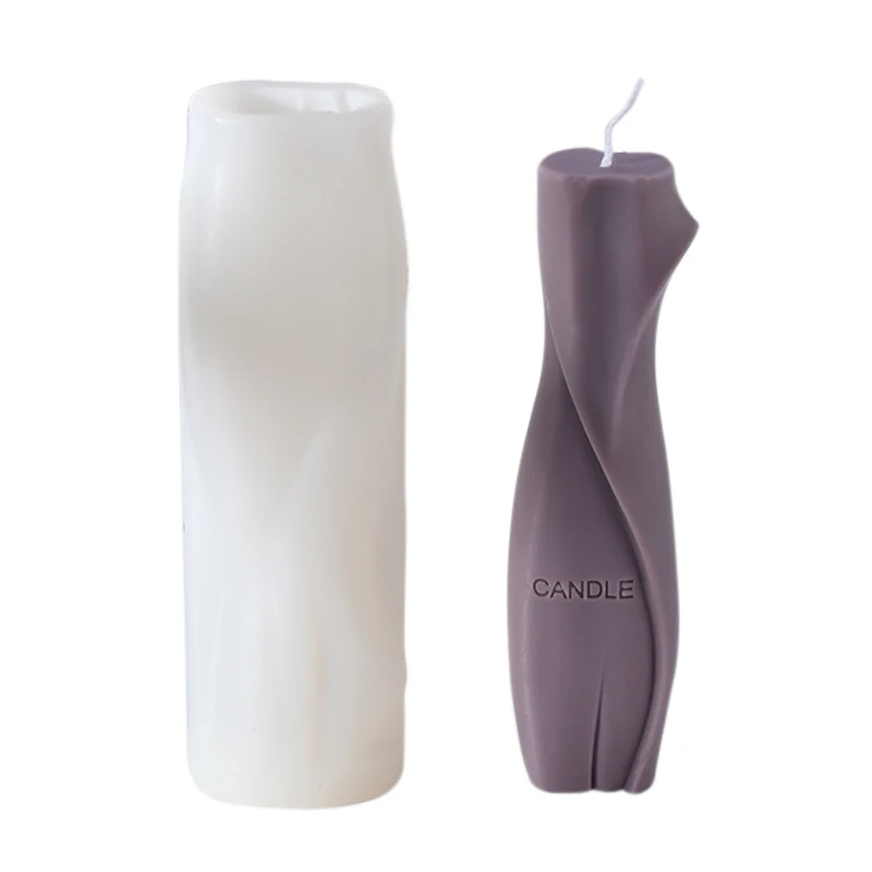 DUMO Design Silicone Candle Molds for Candle Making 3D Home Decor DIY Pillar Candle Molde De Silicona Para Velas