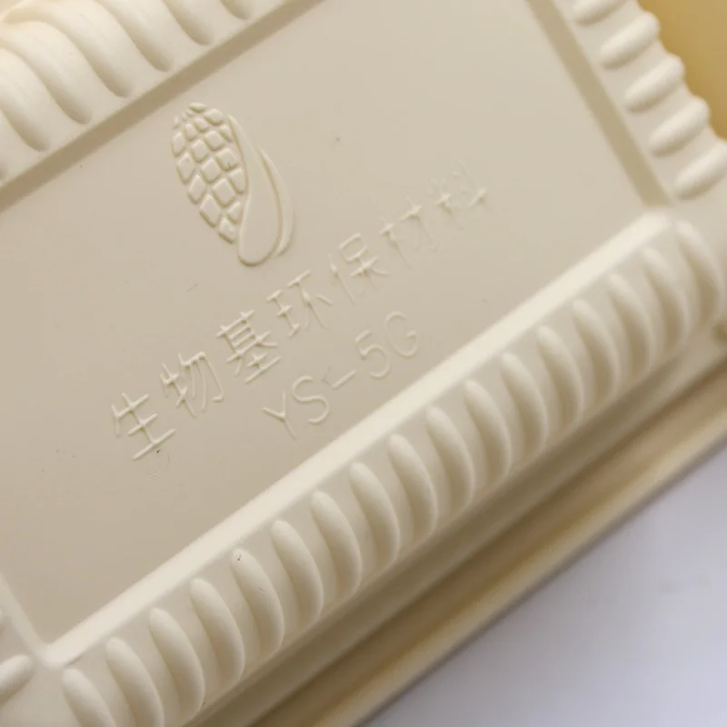 5 Compartment Takeaway Bento Lunch Box Corn Starch Disposable Compostable Food Packaging Container Snack Boxes With Lid