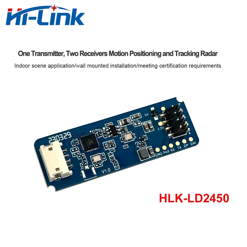 Hi-Link HLK-LD2450 mmWave Human Micro-Motion Radar Ranging and Speed Tracking Sensor Module