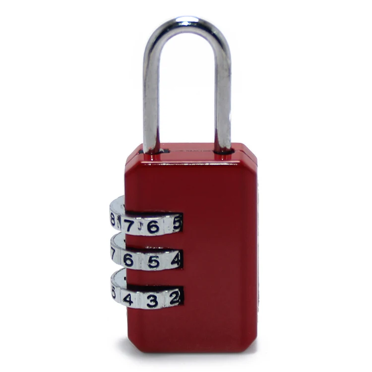 3 Digit Dial Combination Code Lock Luggage Backpack Password Padlock Suitcase Drawer Lock Bag Parts Accessory Metal Luggage Lock