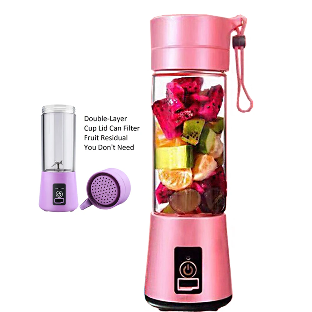 Mini Electric USB Portable Juicer Mixer Blender Fruit Vegetables Quick Juicing Kitchen Orange Juicer Machine