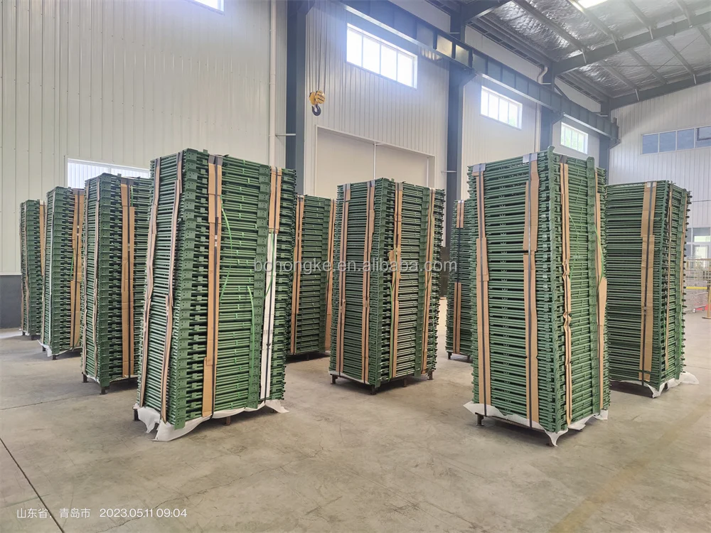 wire mesh container pallet with collapsible and stackable structure