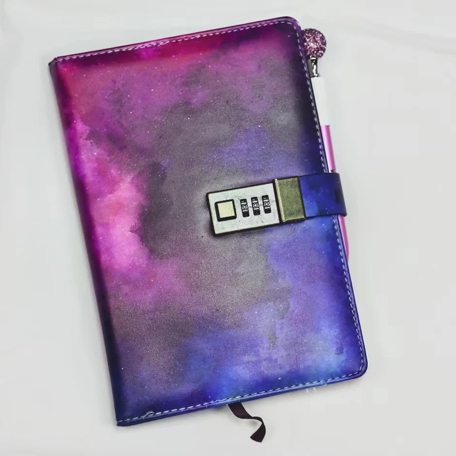pu leather travel journal diary personal writing Notebook