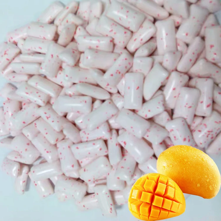 factory price OEM & ODM customized any package chew gum base Mango fruit flavor chewing gum