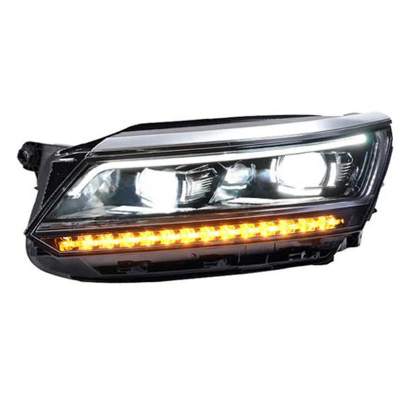 DALLON LED Headlight for Volkswagen VW Passat NMS B7 2016-2018 fog lamp front bumper DRL headlight auto parts car indicator