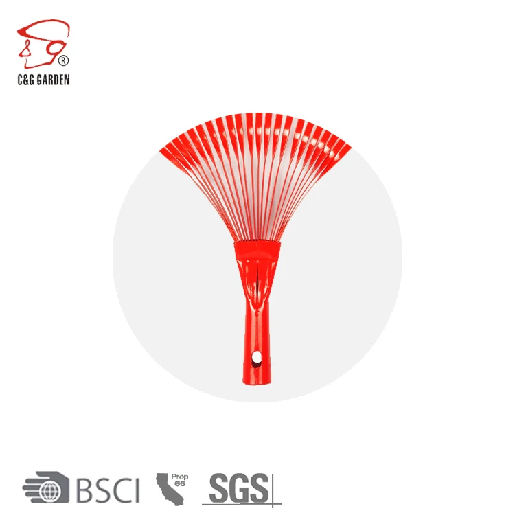 RK22-104 22 Teeth Steel Rake With Fiberglass Handle Garden hand tool