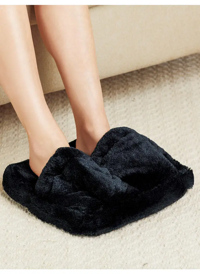 Portable Micro Plush Soothing Cordless Vibrating Soft Foam Vibration Massager Spa Cozy Foot Massager