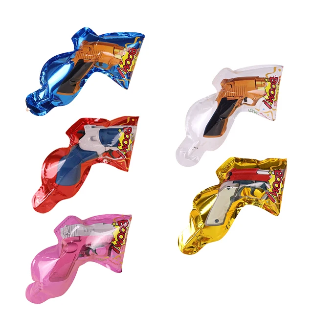 Amazon Tik Tok Fireworks Gun Confetti Inflatable Foil Balloon Celebrate Party Wedding New Year Boom Confetti Gift Balloon Toy