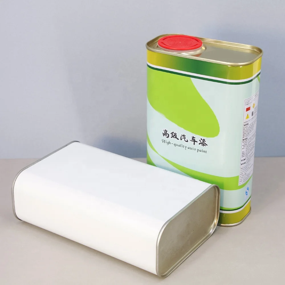 Оптовая продажа квадратные банки для моторного масла 1L 1.2L пустая металлическая жестяная банка химического