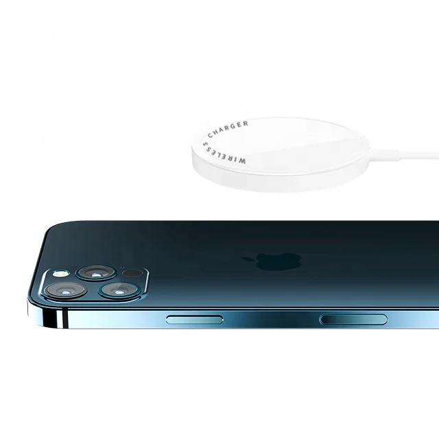 
Universal QI Safe Fast Mobile Phone Adapter Wireless Magnetic Charger 