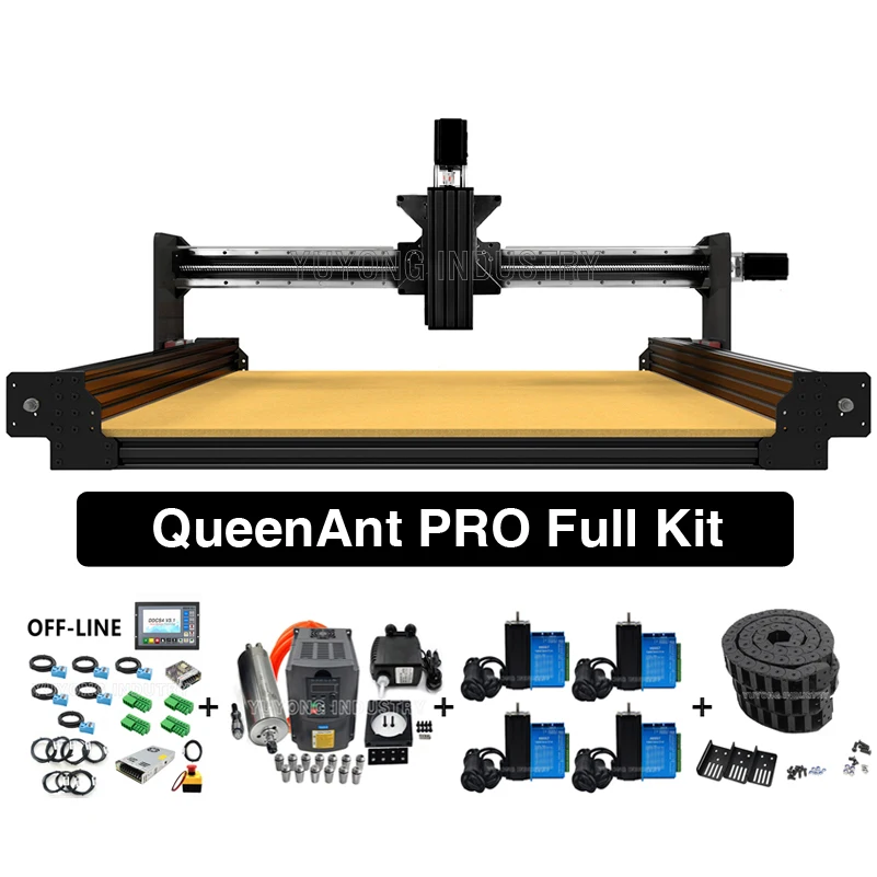 1325 QueenAnt 1610 Ball Screw Full kit CNC Machine  Wood Cnc Router MDF Cutting Woodworking Furniture Making Cnc Router Machine