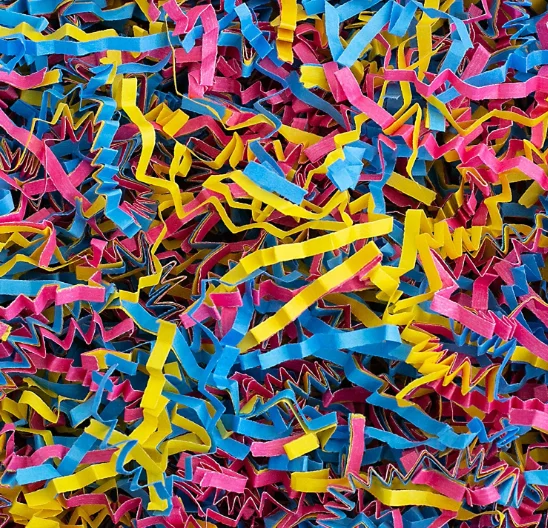 Разноцветные насадки из рафии