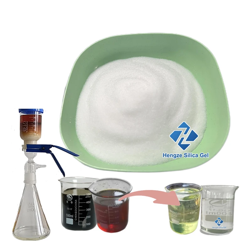 diesel bleaching waste oil decoloring chemical sand Petroleum Additives Food Use industrial silica gel