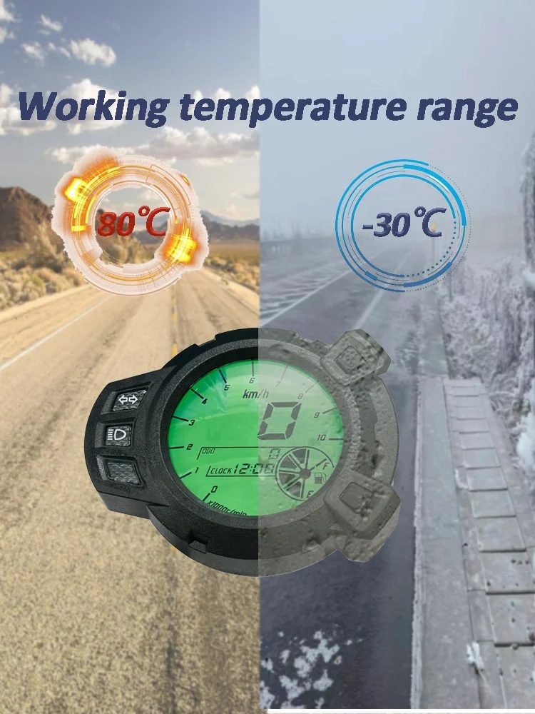 Speedometers for International Markets lcd display motorcycle tachometer for 125 zuma bws ym yamaha