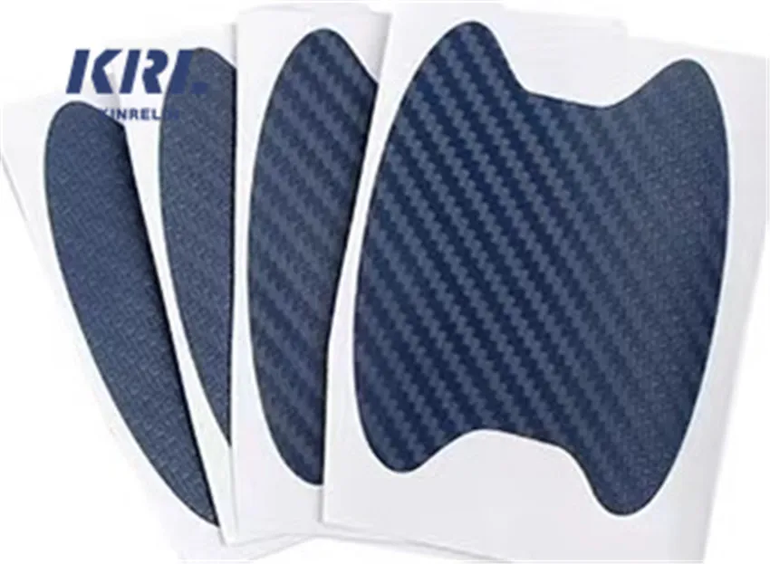 Universal Carbon Fiber Car Door Handle Protection Anti Scratch Sticker