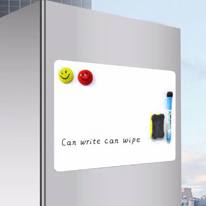 Dry erase white board refrigerator wall home kitchen decor chalk board blank sublimation fridge magnets
