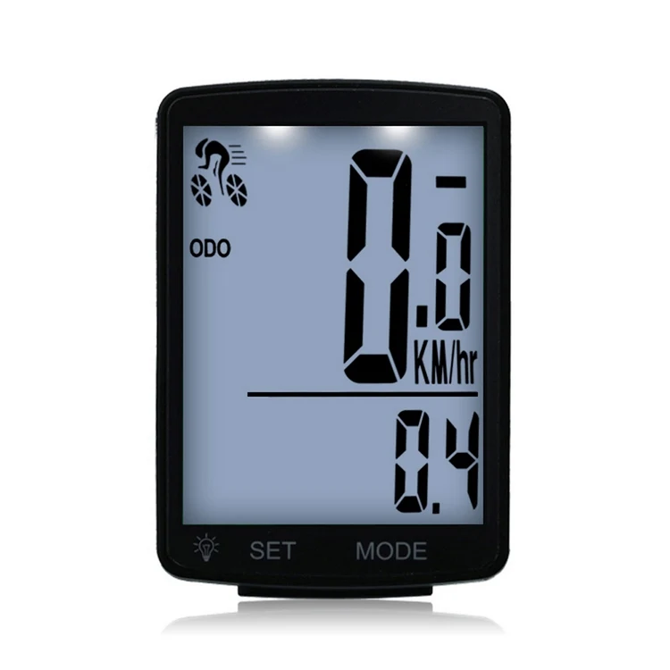 Multifunctional LCD Screen Bicycle Computer Wireless Bike Rainproof Speedometer Odometer Cycling 2.8inch Waterproof