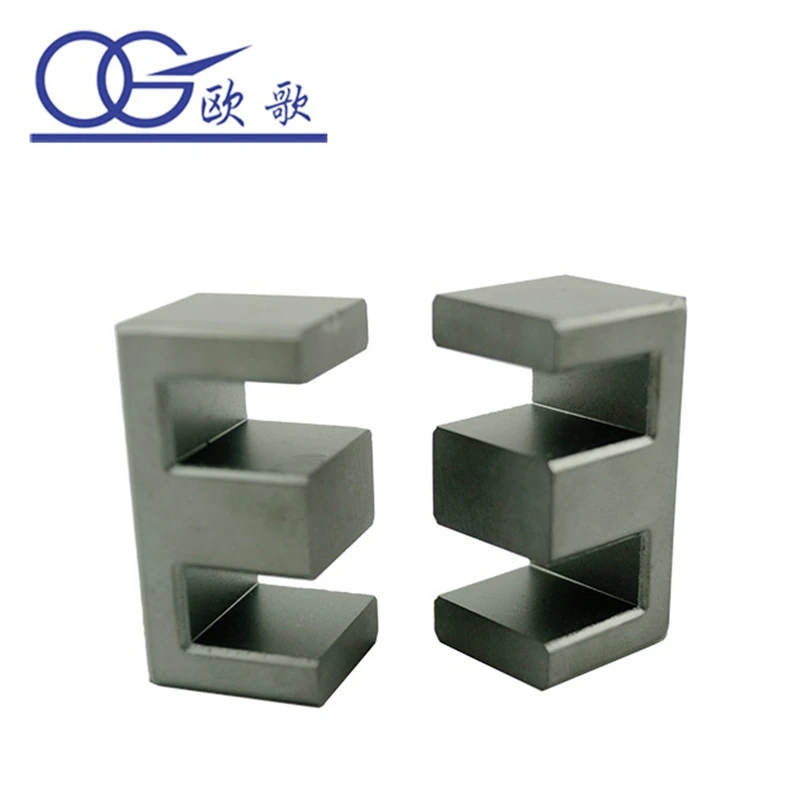 XUYI OUGE EE13 EE16 EE19 EE Series Mn Zn Ferrite Magnet Ring Ferrite Magnet High Frequency Transformer Core