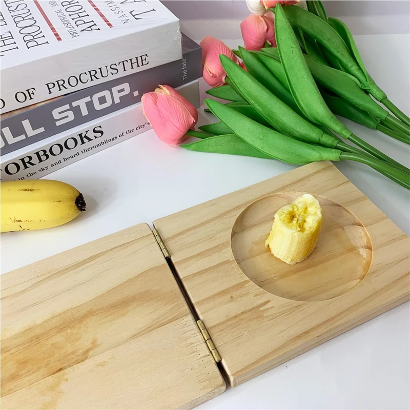 Tostones Plantain Press Wooden Tostonera Para Platanos Fried Banana Masher for Tostones and Stuffed Plantains