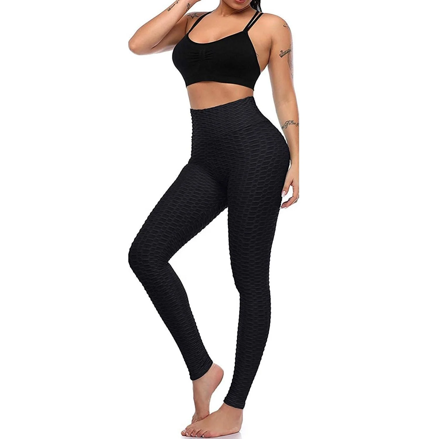 
Amazon Women Workout Scrunch Butt Lift Tight Skinny High Waist Fitness Yoga Wear Pants Tummy Control Slimming Booty Leggings 
