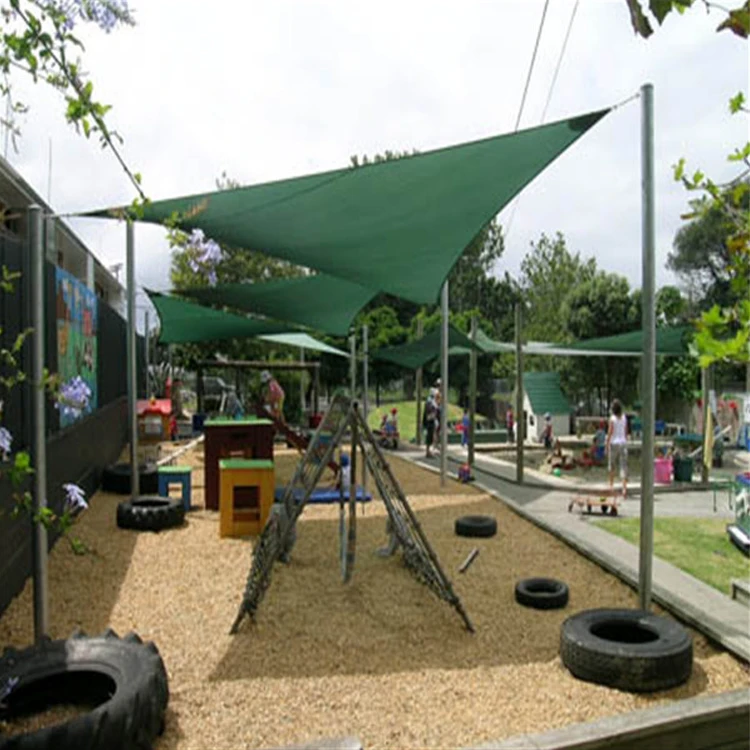 Custom shading rate shade sail / 6 pin 150gsm & 180gsm hdpe fabric outdoor garden shade sail