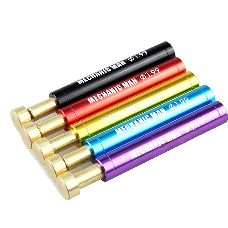 60mm/72mm eje hexagonal Detector de eje 1,99mm herramienta de verificacion de eje de coche para Tamiya Mini modelo de coche 4WD