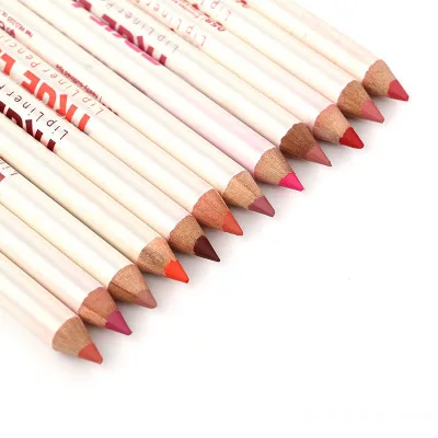 12 Colors  MENOW Eyeliner Lip Liner Pencil Make Up True Lip Pencil Lipiner Cosmetic  Makeup Tool  Dropshipping OEM