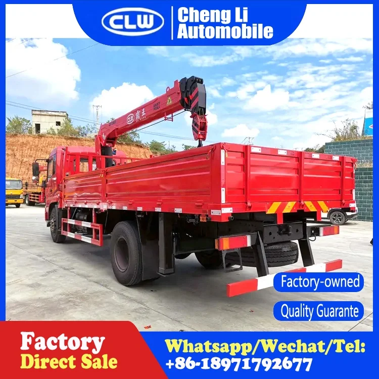Манипулятор с подъемным краном Dongfeng 4x2 8 тонн