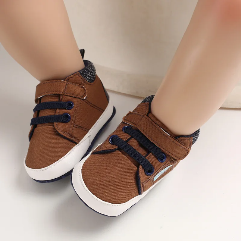 Hot selling cheap cotton soft sole breathable shoes 0 18 months Cool boy baby boy infant shoes