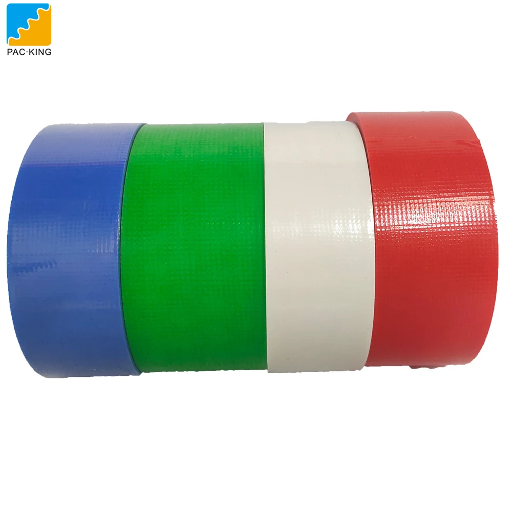 UV Resistant Red Green Durable Waterproof Painting PE Material Nature No Residue Hand Tear Off Tuck  Tape Stucco Masking Tape