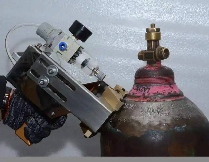 Car VIN Engine Engraving Machine dot peen machine deep depth for Cylinder metal marking machine coding marking gas tank engraver