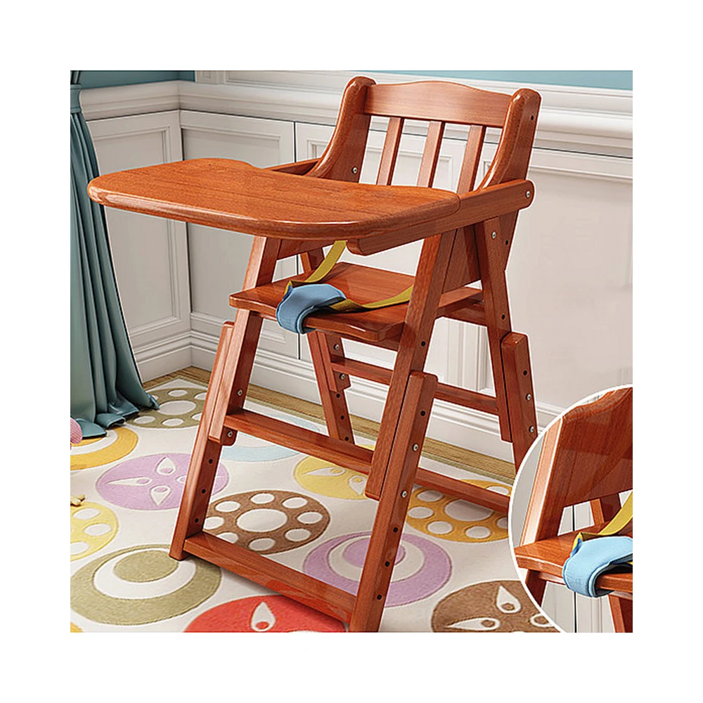 Convertible Kids Feeding Chair, cheap wood children Dining Chair