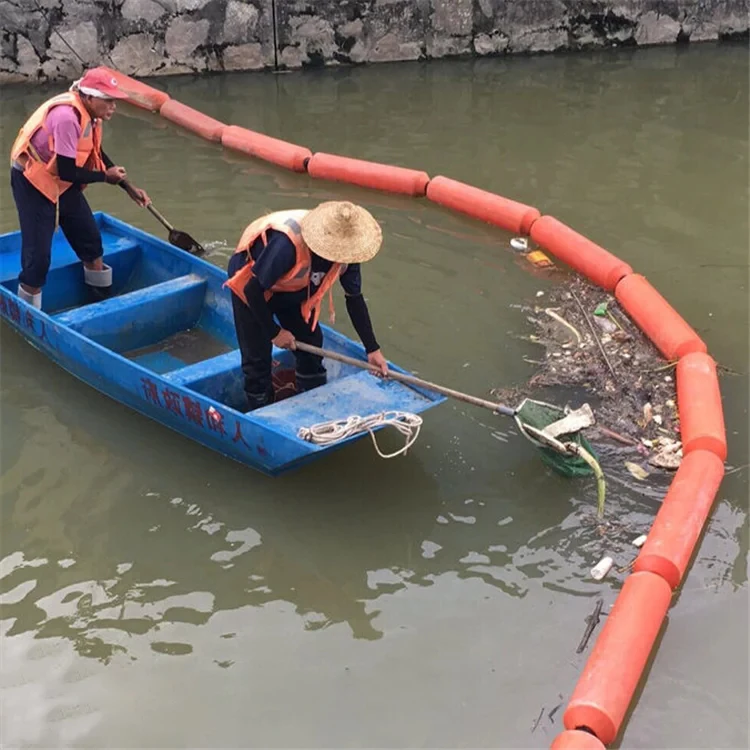 Long Working Water Surface harbour float plastic sea floating boom buoy barrier float