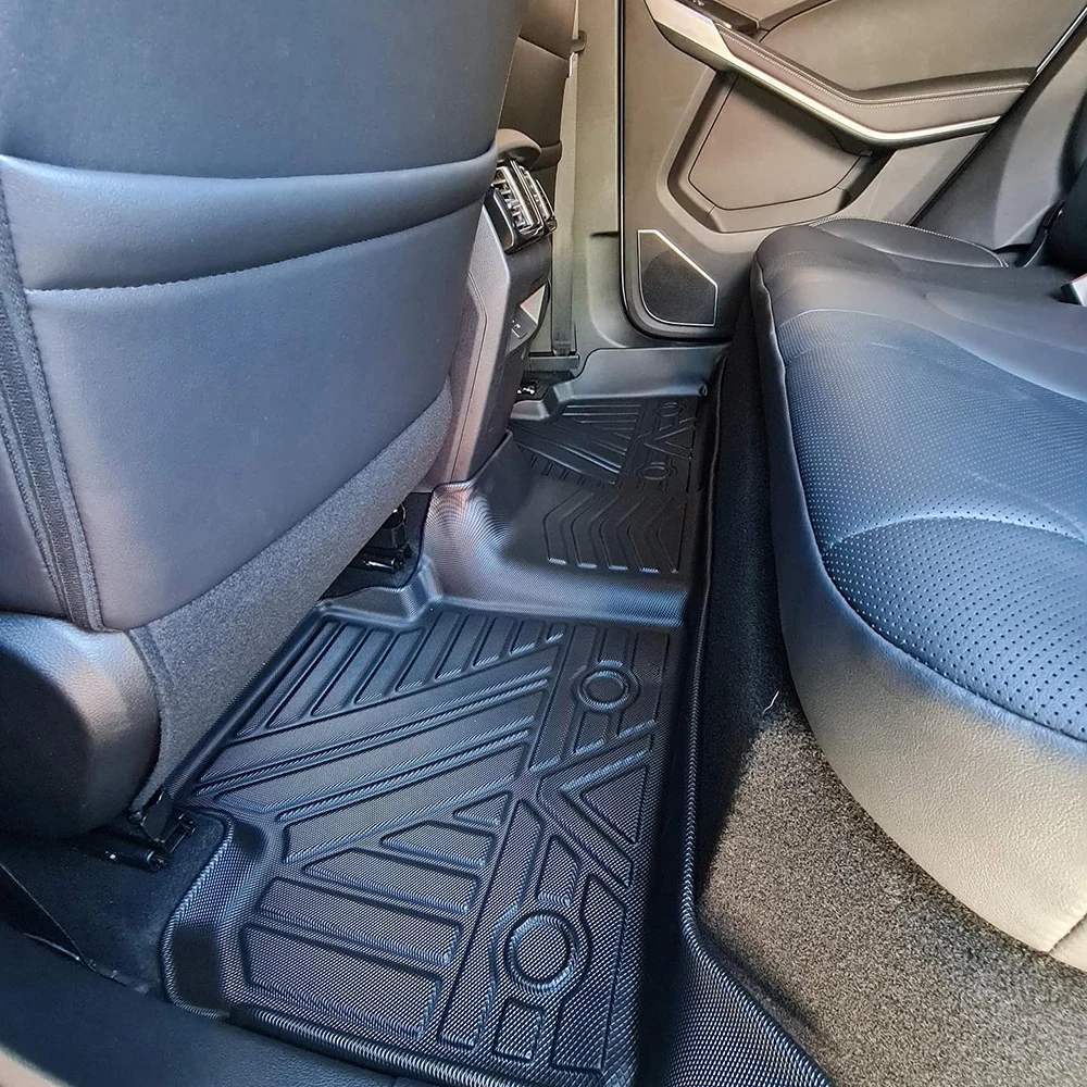 Pickup Trunk Car Floor Mats Set 3D TPE Non-slip Foot Pad Carpet For GWM Great Wall POER 2019-2021 TANK 300 WINGLER