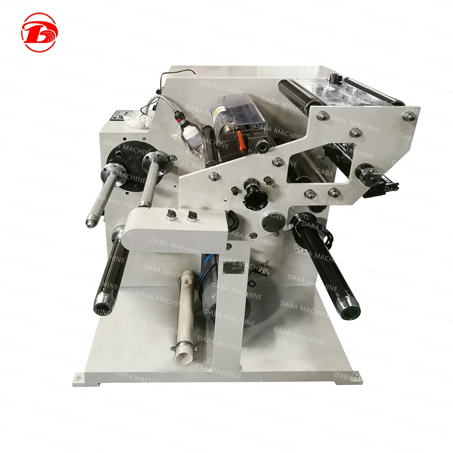 DBFQD-320A Лучшая Продажа полиэстер стретч-пленки перемотки и резки