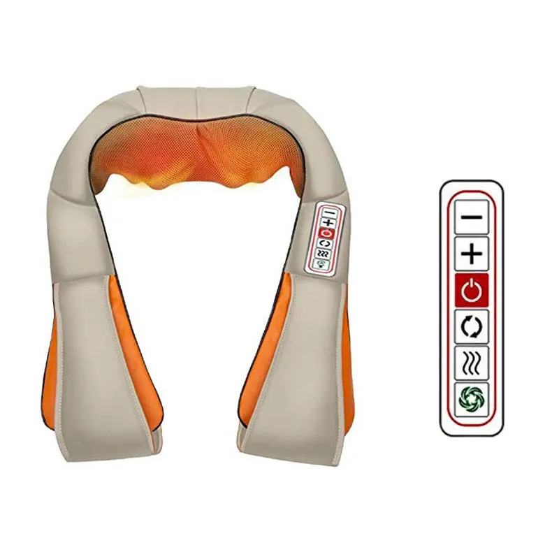6 Buttons Neck Massager Belt Good Price Shiatsu Neck Shoulder Massager