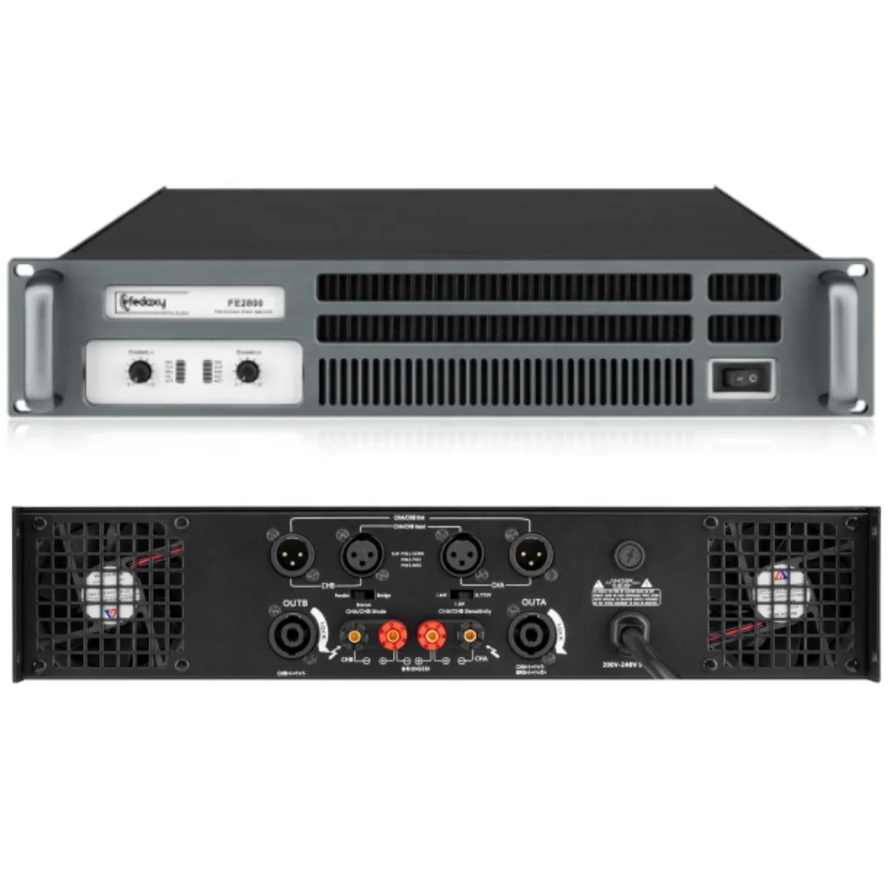 china high end amplifier 2channel 800watts class h 2ohm 250w professional home audio power amplifier