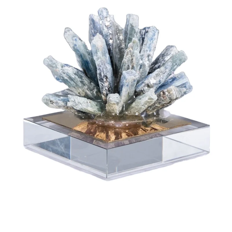 2022 new trend wholesale crystals blue crystal for home decor accessories luxury crystal