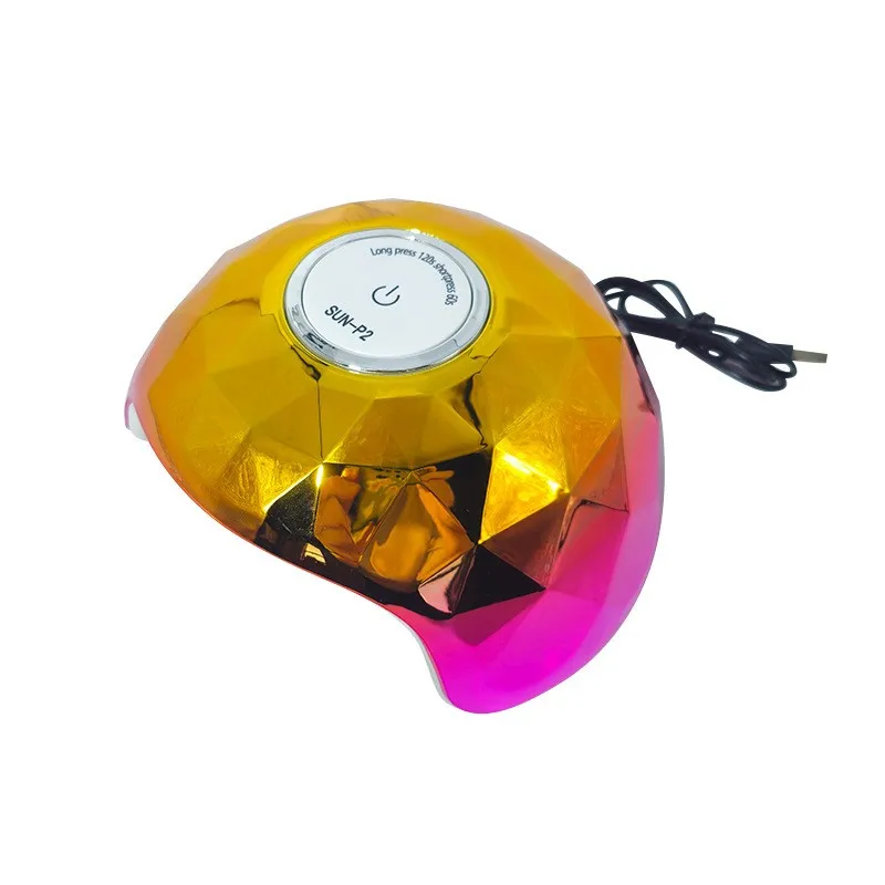 Portable Nail Dryer 54W 18 LED Beads Manicure Machine UV Light Automatic Gold UV LED Nail Lamp for Nails Salon