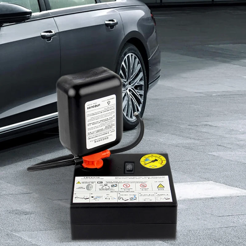 car portable Air Pump Emergency vehicle tools tyre repair kit puncture repair tool kit Tire Inflator Air Compressor Air Pump