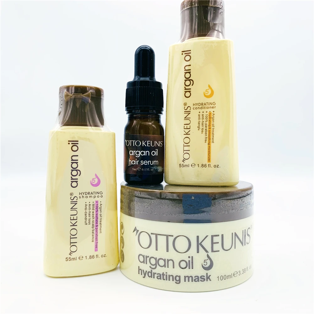 Wholesale OTTO KEUNIS Sulfate Free Argan Oil Hydrating Hair Shampoo And Conditioner Set for Wigs