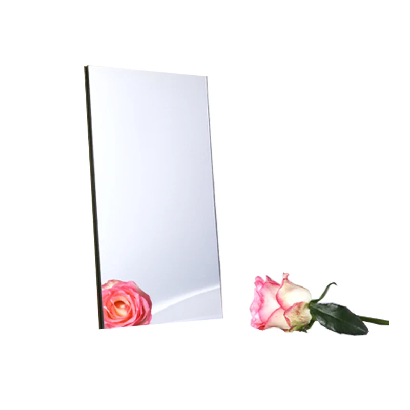 1-6mm Thick Wall Decoration Mirrored Acrylic Shatterproof Plastic Rose Gold Silver Hexagon Mirror Sheet 1220x2440mm