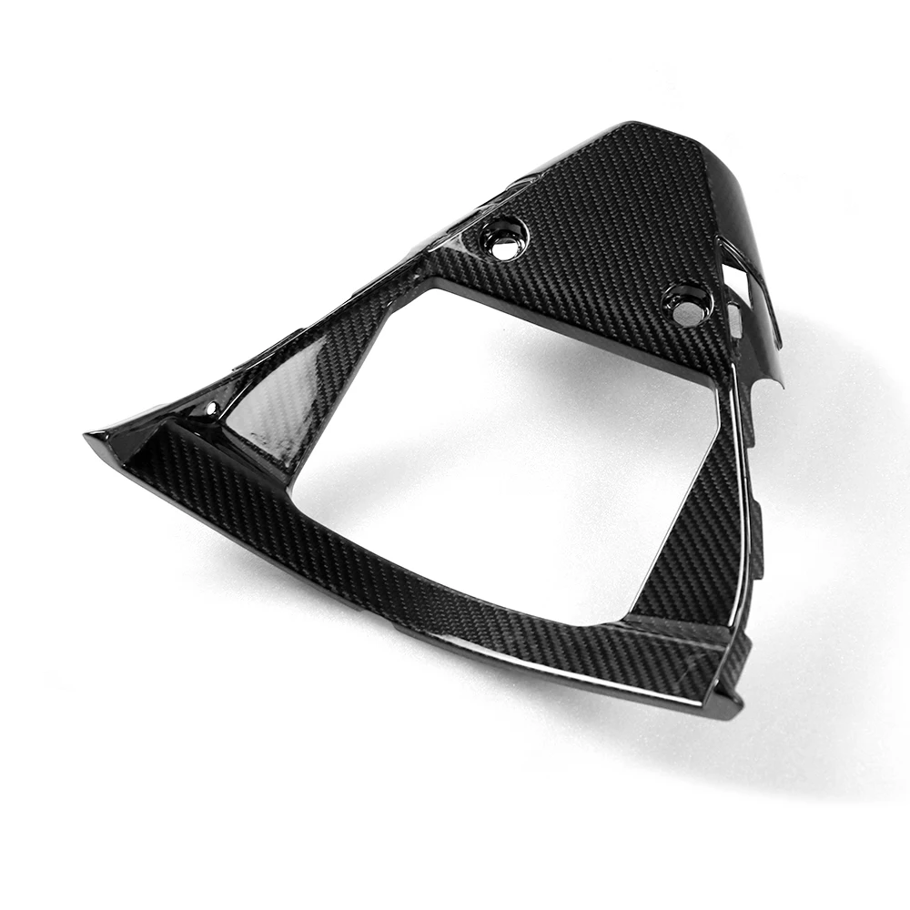 100% Dry Carbon Fiber Motorcycle Radiator Protector Fairing V Panel V-Panel Radiator Guard for Yamaha R1 R1M 2015 2016 2017 2018